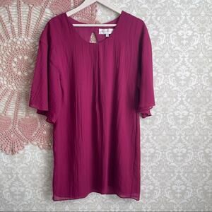 Dress the Population Flowy Mini Shift Dress L